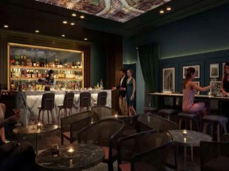 Hilton Melbourne Little Queen Street Esterno foto The bar at the 2012 opening