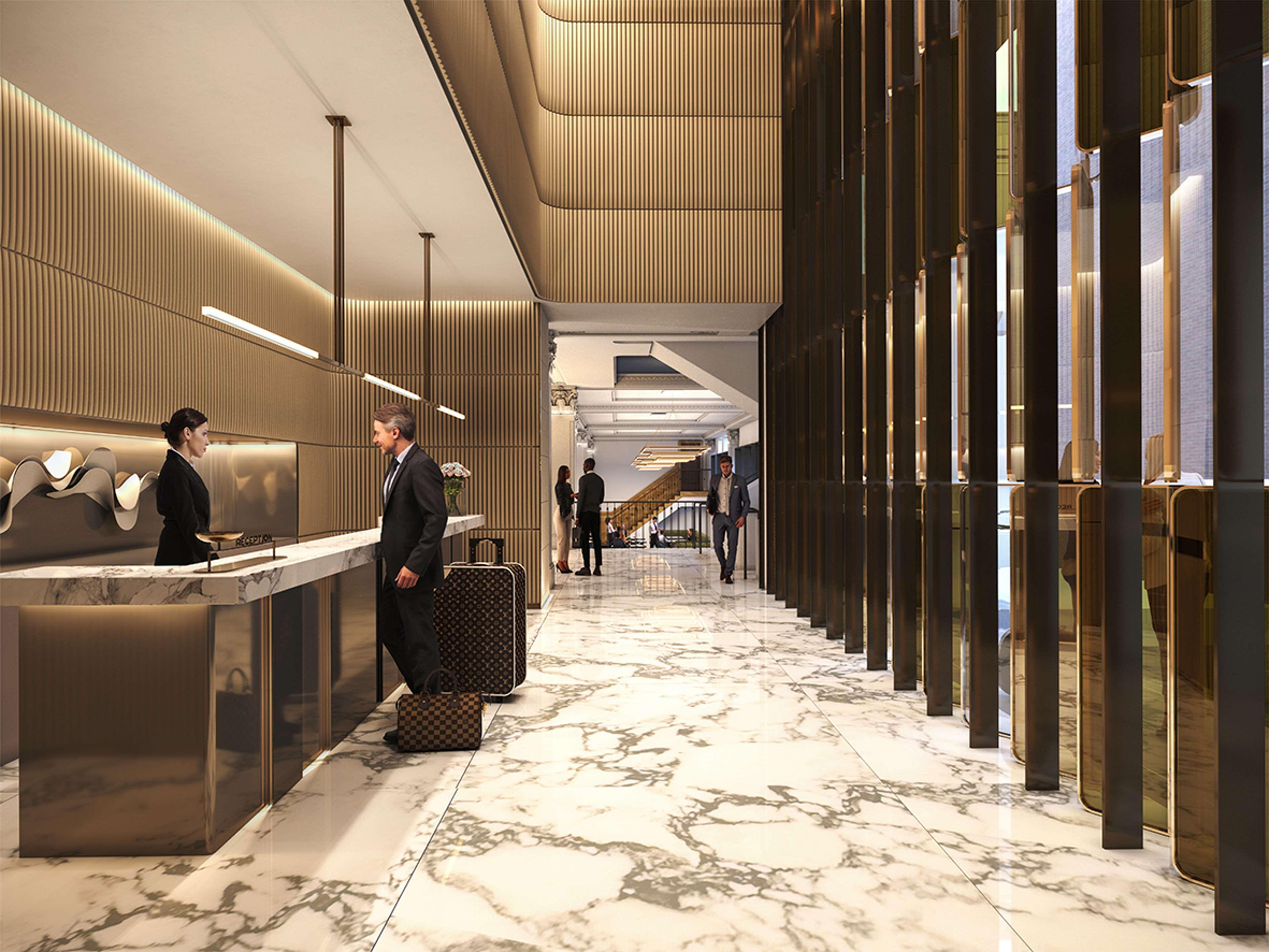 Hilton Melbourne Little Queen Street Esterno foto The new private suite at London Heathrow Airport