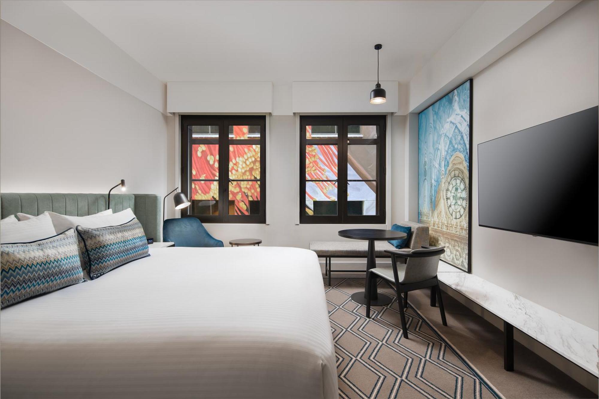 Hilton Melbourne Little Queen Street Esterno foto A room at the hotel