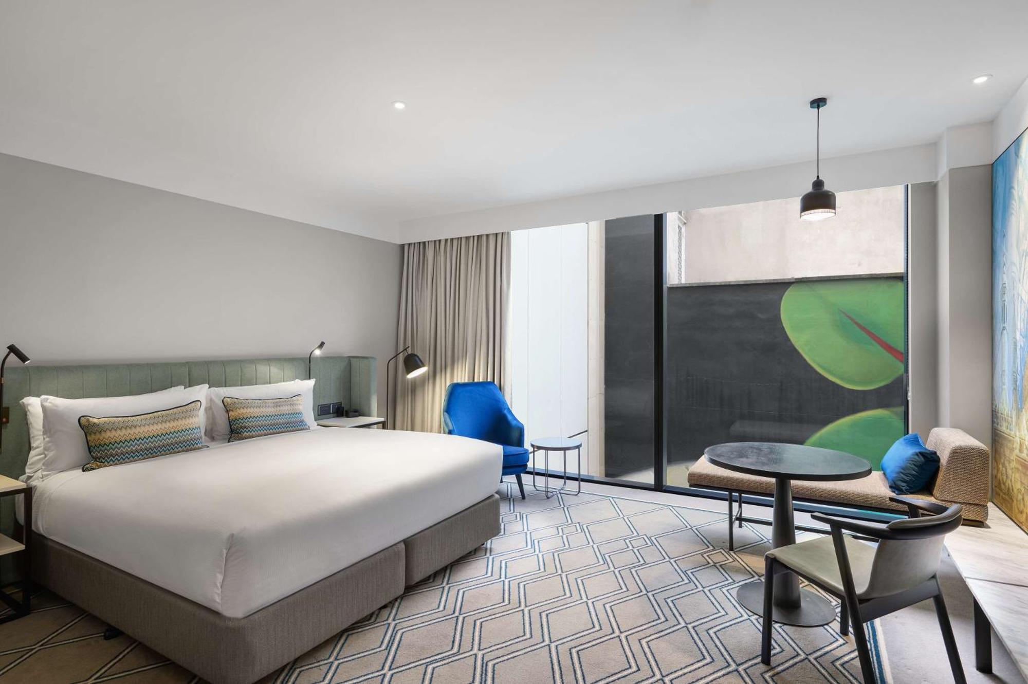 Hilton Melbourne Little Queen Street Esterno foto A room at the hotel