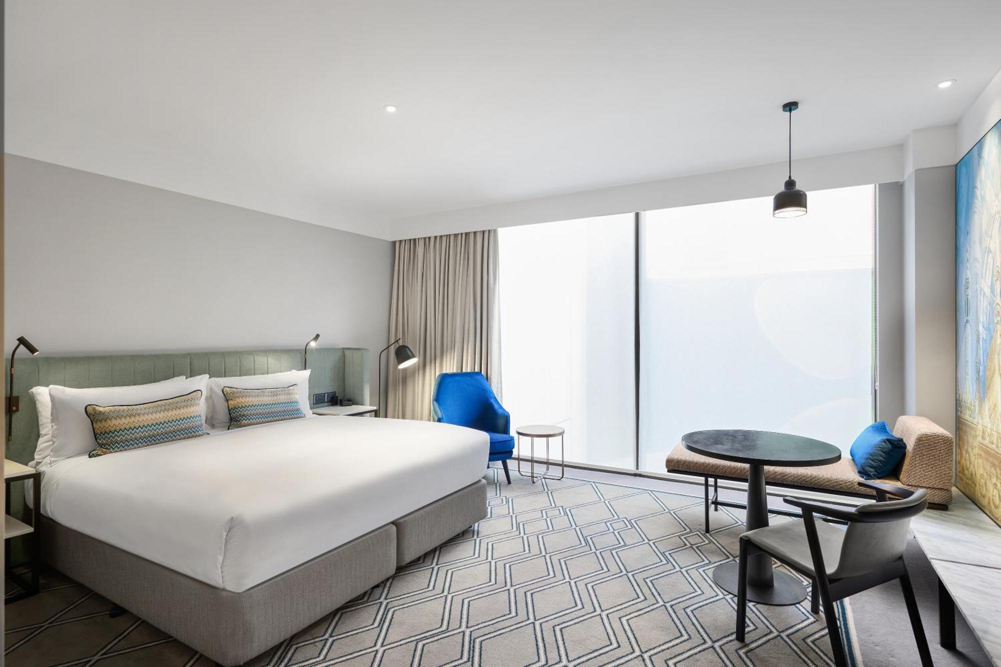 Hilton Melbourne Little Queen Street Esterno foto A room at the Hotel